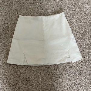 Zara White Mini Skirt, Size S